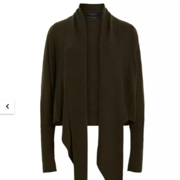 All Saints NWT Wasson Pirate Lightweight Cardigan Tarmac ( green) Size medium - Picture 3 of 5